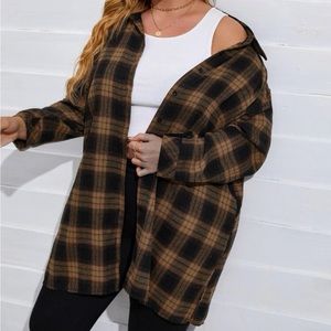 Womens Oversized Flannel